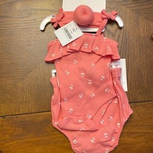 Rachel Zoe body suit, shirt and headband set.